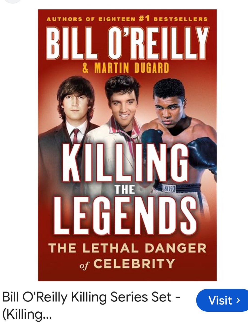 #3068**Killing the Legends Hardcover - Red